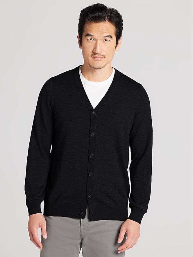 Awearness Kenneth Cole Merino Wool Blend Cardigan Sweater