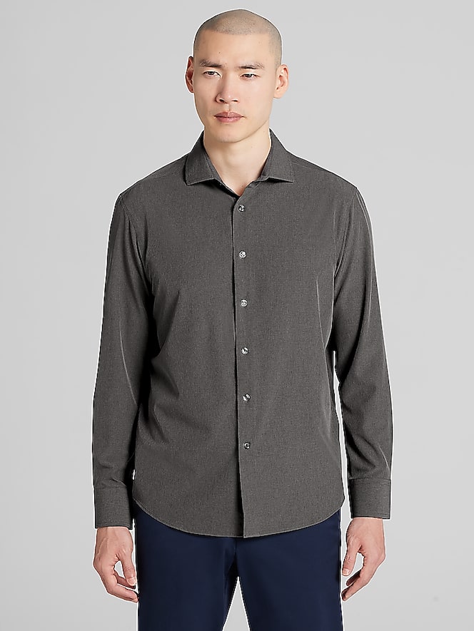 Awearness Kenneth Cole Modern Fit 4-Way Stretch Button Up Shirt
