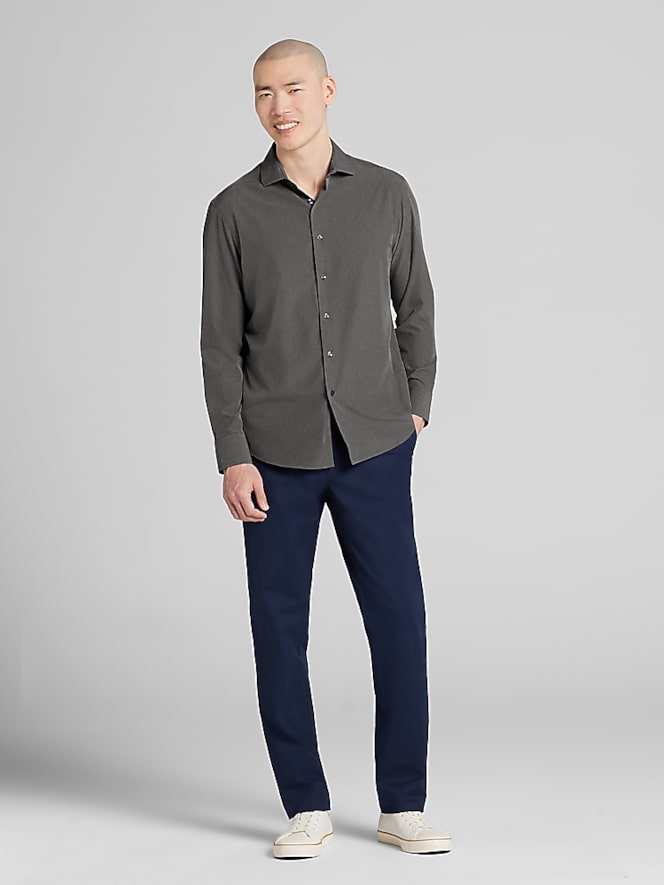 Awearness Kenneth Cole Modern Fit 4-Way Stretch Button Up Shirt