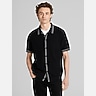 Awearness Kenneth Cole Short Sleeve Button-Front Sweater