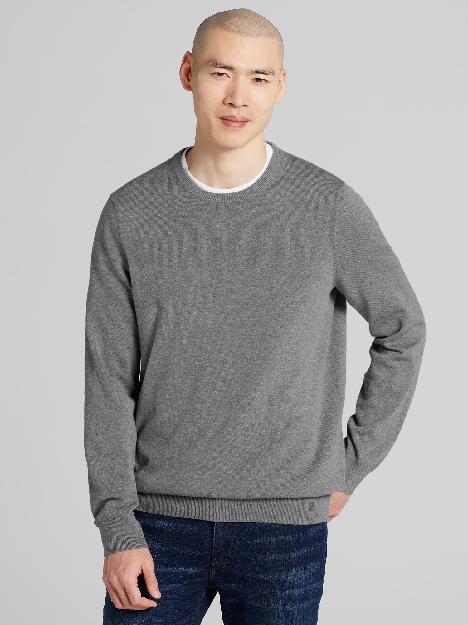 Joseph Abboud Modern Fit Crew Neck Sweater In Animal Print