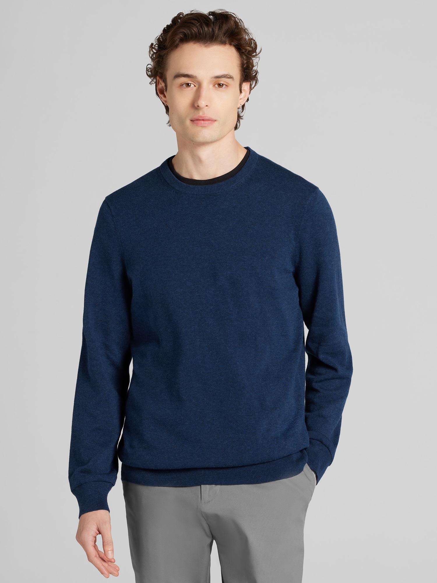 Joseph Abboud Modern Fit Crew Neck Sweater In Multi