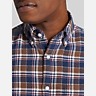 Wilke-Rodriguez Modern Fit Gingham Flannel Button Up Shirt