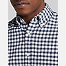 Wilke-Rodriguez Modern Fit Gingham Flannel Button Up Shirt