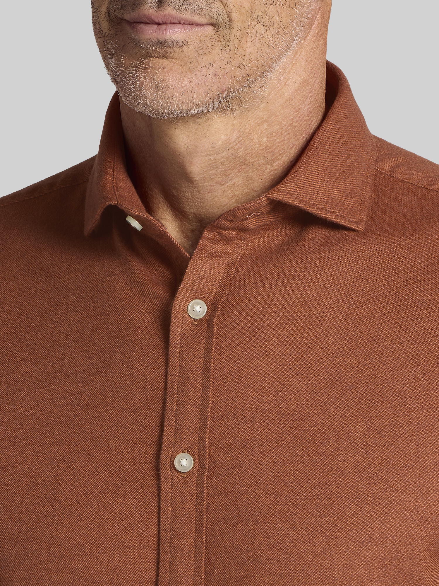 Modern Fit Flannel Button Up Shirt