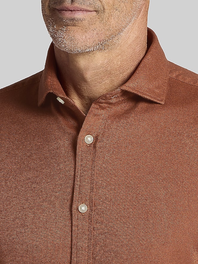 Joseph Abboud Modern Fit Flannel Button Up Shirt