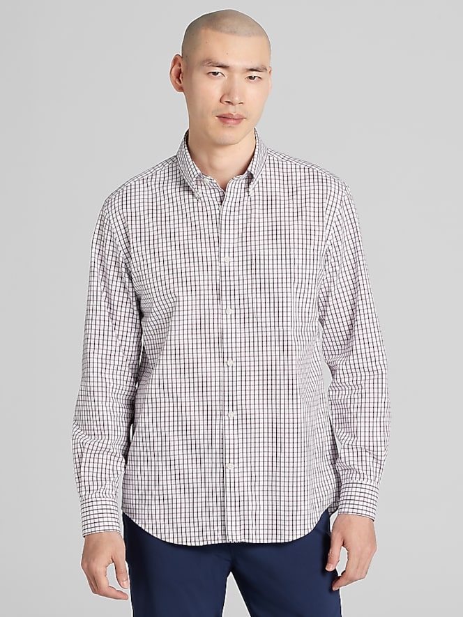 Wilke-Rodriguez Modern Fit Check Button-Up Shirt
