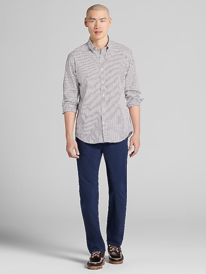 Wilke-Rodriguez Modern Fit Check Button-Up Shirt
