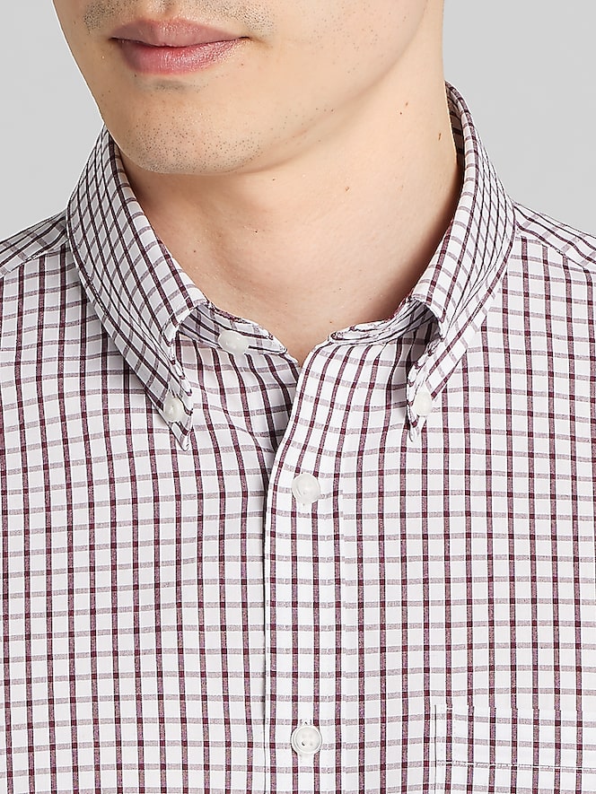 Wilke-Rodriguez Modern Fit Check Button-Up Shirt