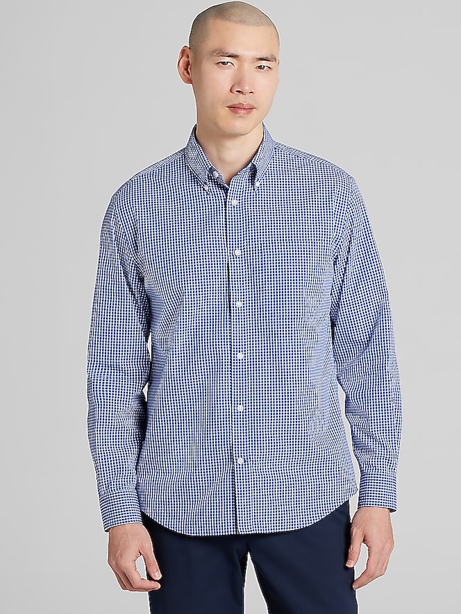 Wilke-Rodriguez Modern Fit Check Button Up Shirt