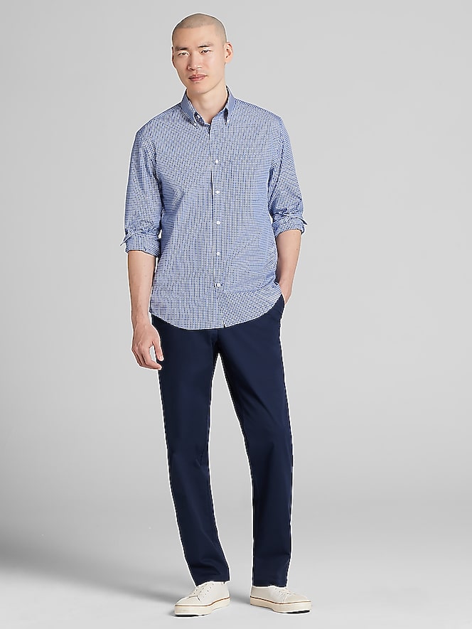 Wilke-Rodriguez Modern Fit Check Button Up Shirt