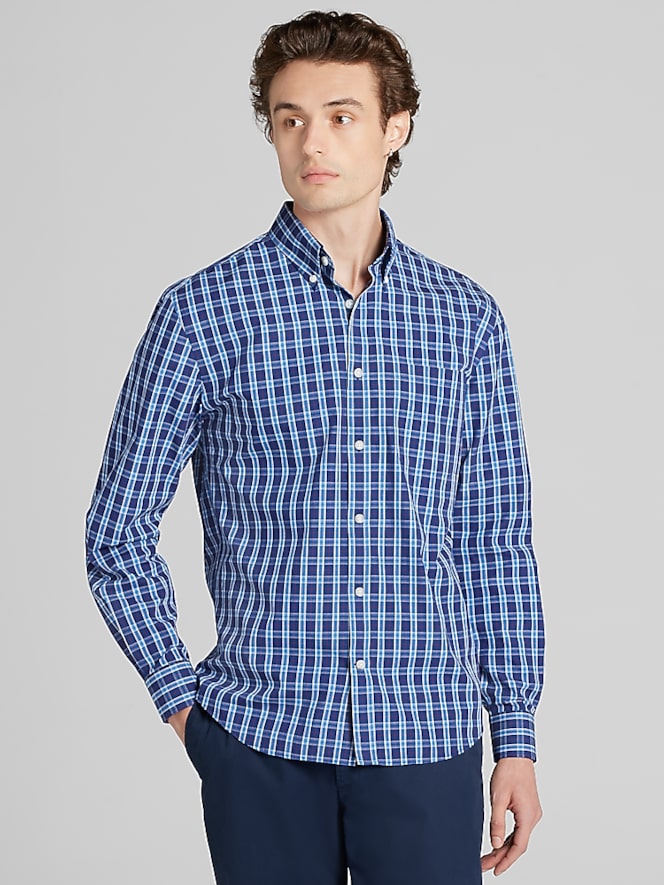 Wilke-Rodriguez Modern Fit Poplin Button Up Shirt