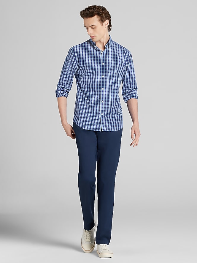 Wilke-Rodriguez Modern Fit Poplin Button Up Shirt
