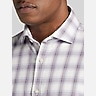 Joseph Abboud Modern Fit Refined Plaid Woven Button-Up Shirt