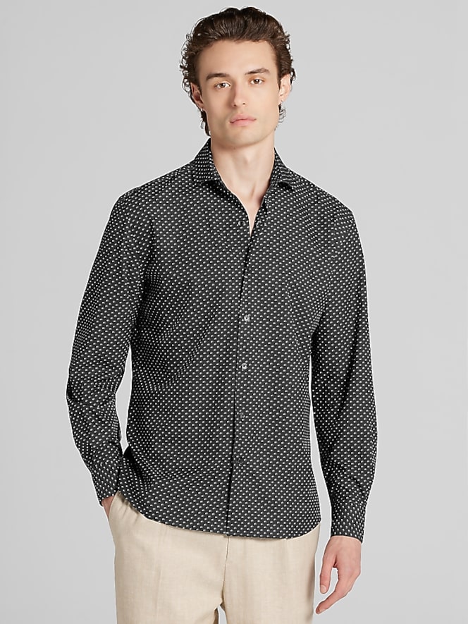Awearness Kenneth Cole CHILLFLEX Modern Fit 4-Way Stretch Button Up Shirt