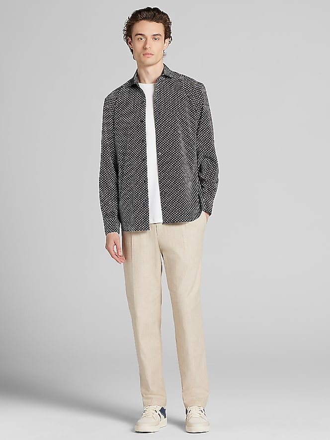 Awearness Kenneth Cole CHILLFLEX Modern Fit 4-Way Stretch Button Up Shirt