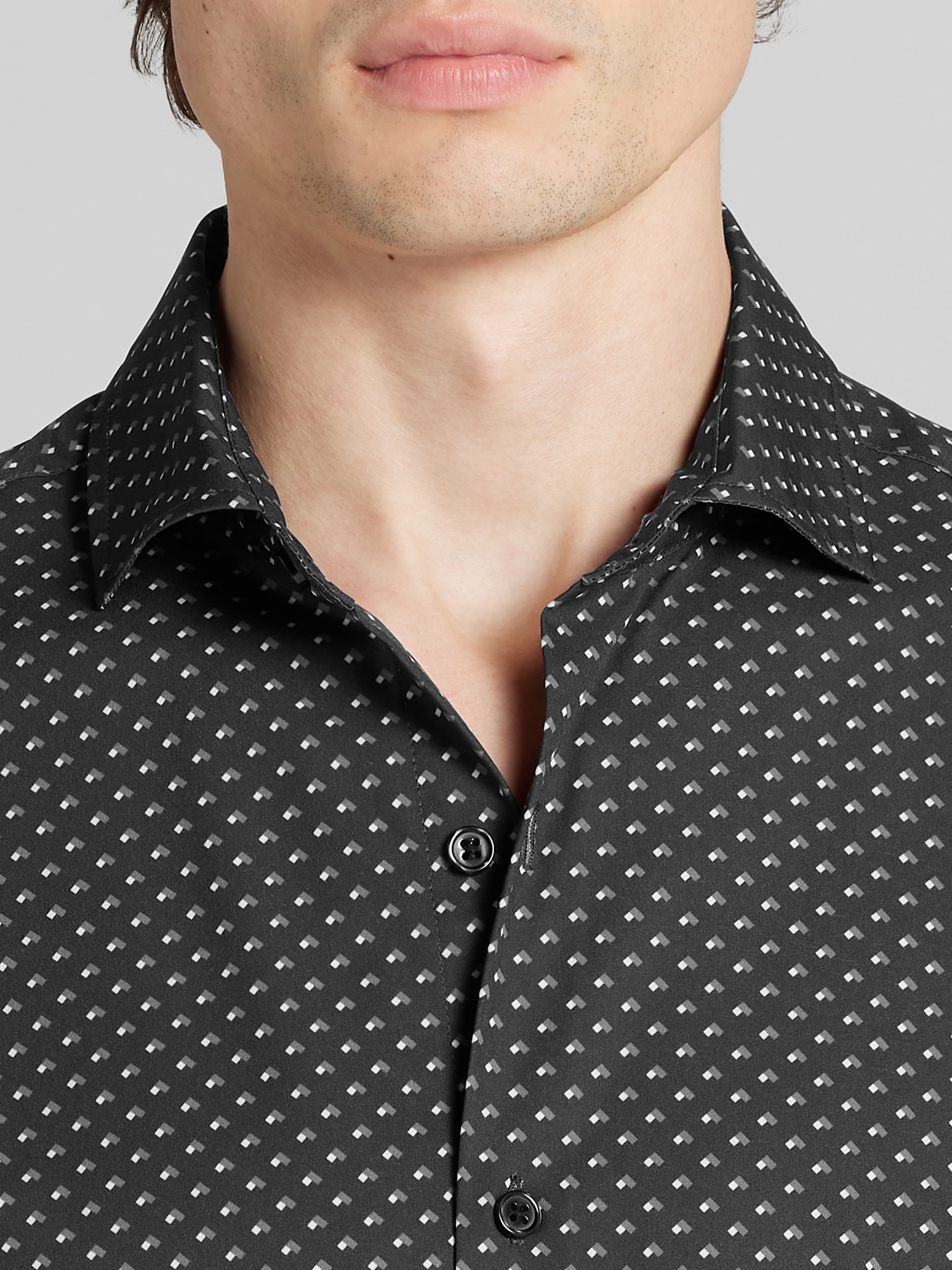 CHILLFLEX Modern Fit 4-Way Stretch Button Up Shirt