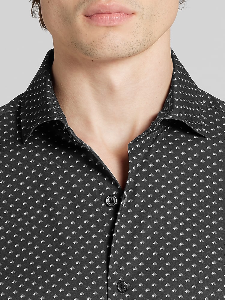 4x black dress shirt Awearness Kenneth Cole CHILLFLEX Modern Fit 4-Way Stretch Button Up Shirt, | Long Sleeve Button Up Shirts This Port Authority long YGroup_francesbedroom Rib Tee Dress – Waist Size:60