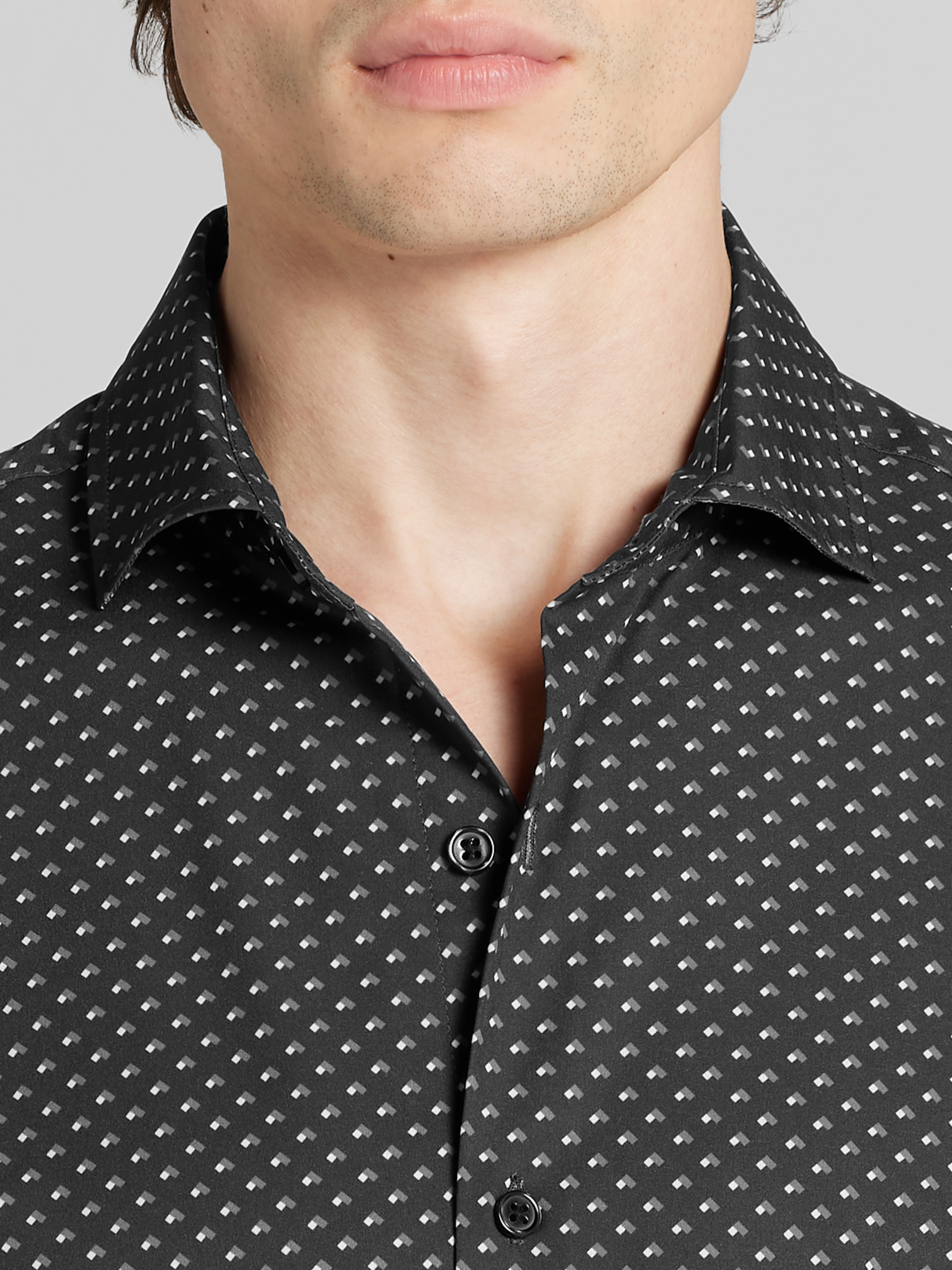 CHILLFLEX Modern Fit 4-Way Stretch Button Up Shirt