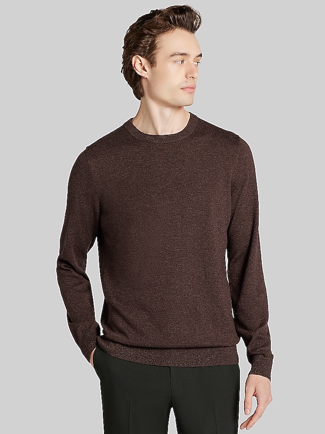 Big & Tall Men's Marled Crew Neck Sweater