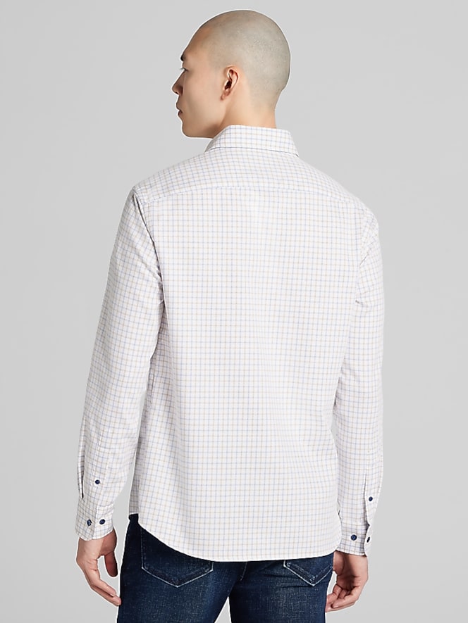 Men's Wearhouse Modern Fit Grid Pattern Button Up Shirt