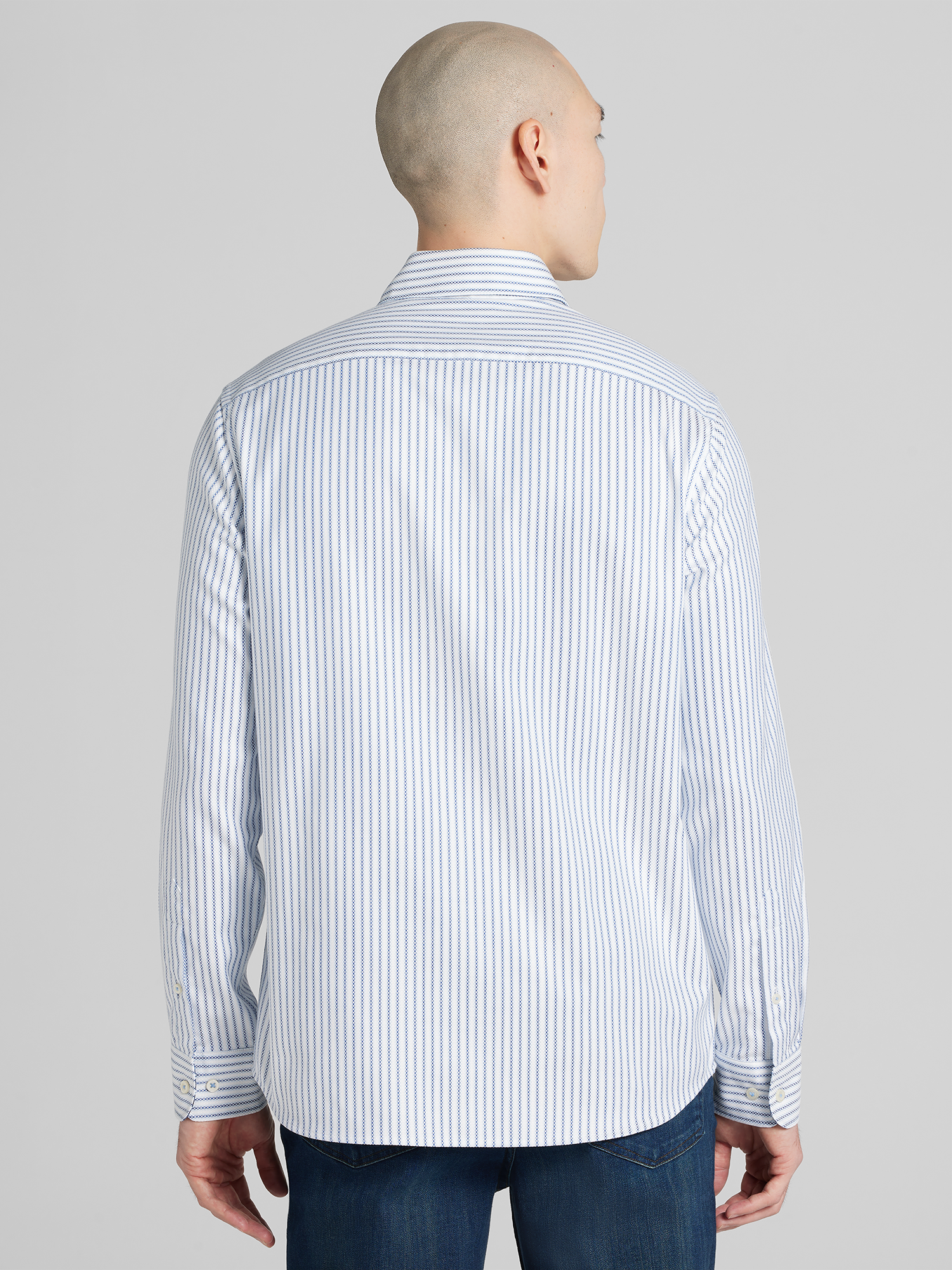 Modern Fit Button Up Shirt