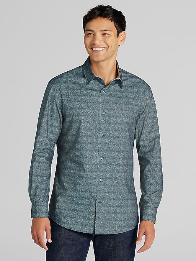 Men's Wearhouse Modern Fit Party Button Up Shirt