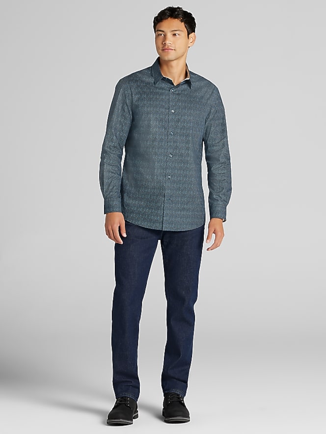 Men's Wearhouse Modern Fit Party Button Up Shirt