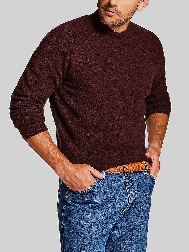 Weatherproof Vintage Regular Fit Boucle Knit Roll Neck Sweater