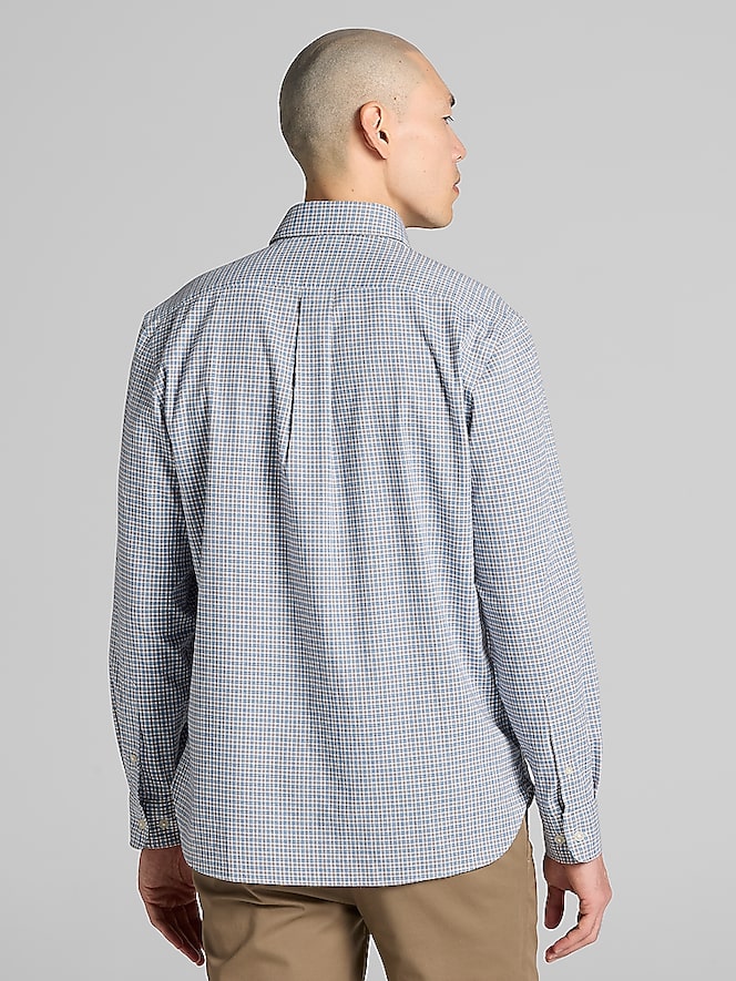 Joseph Abboud Modern Fit Flannel Button Up Shirt
