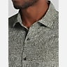Awearness Kenneth Cole Slim Fit Dotted Pattern 4-Way Stretch Button Up Shirt