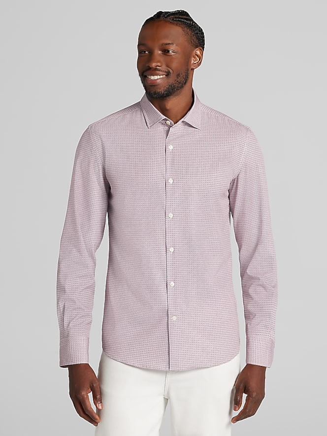 Awearness Kenneth Cole CHILLFLEX Slim Fit 4-Way Stretch Button Up Shirt