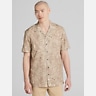 Joseph Abboud Modern Fit Tropical Pattern Camp Shirt