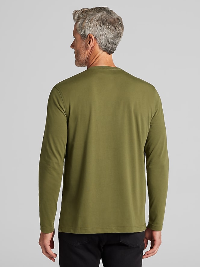 Wilke-Rodriguez Modern Fit Henley, Cypress - Image 4 of 4