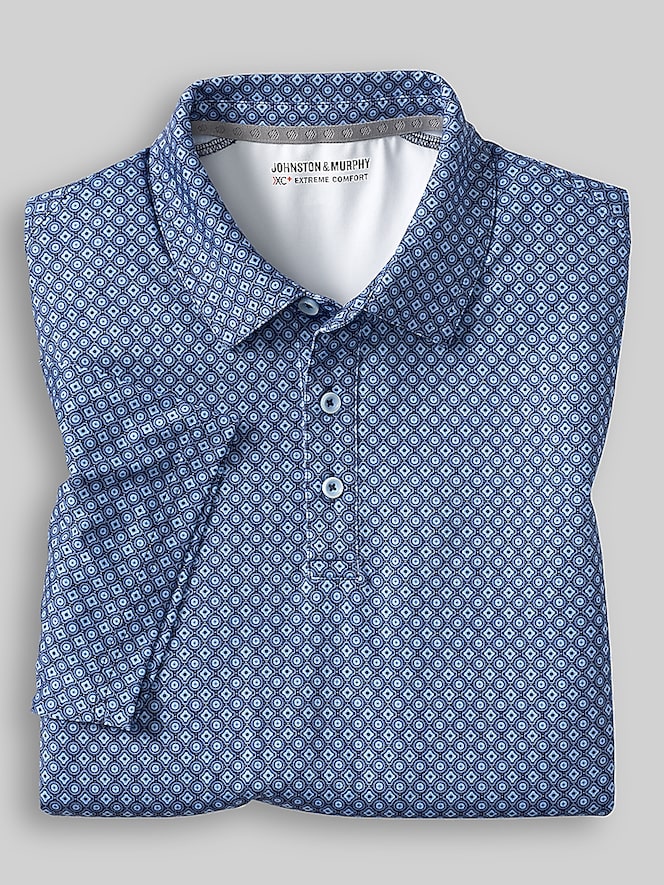 Johnston &Amp; Murphy Regular Fit XC+ Ace 4-Way Stretch Performance Polo
