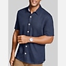 Johnston &Amp; Murphy Regular Fit Linden Textured Short Sleeve Button Up Shirt