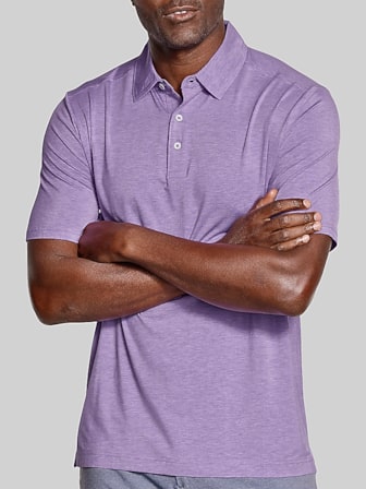 men's wearhouse purple dress shirt Pronto Uomo Classic Fit Check Dress Shirt, Purple