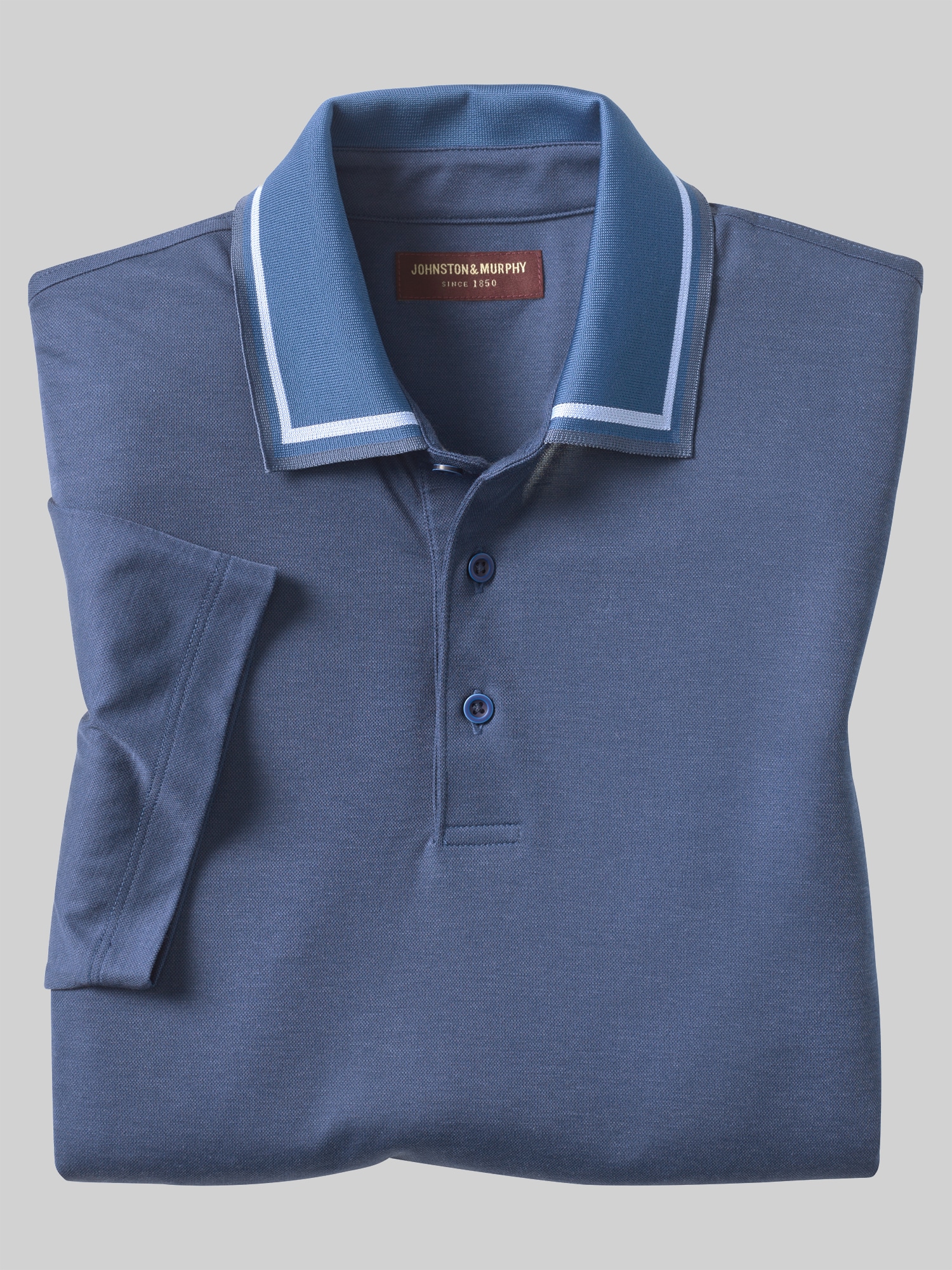 Regular Fit Tipped Collar Polo