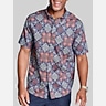 Johnston &Amp; Murphy Regular Fit Logan Printed Short Sleeve Button Up Shirt