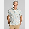 Joseph Abboud Modern Fit Tropical Floral Resort Polo