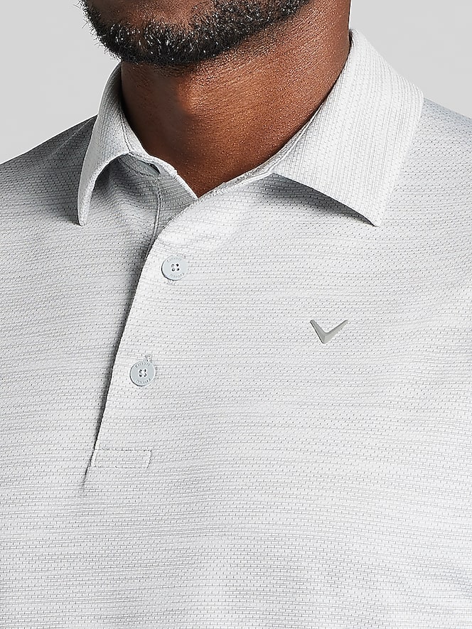 Callaway Regular Fit Heathered Jacquard Polo