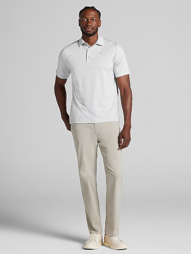 Callaway Regular Fit Heathered Jacquard Polo