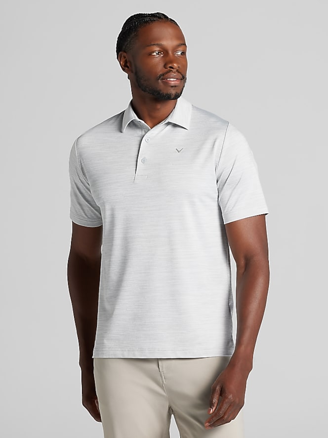 Callaway Regular Fit Heathered Jacquard Polo