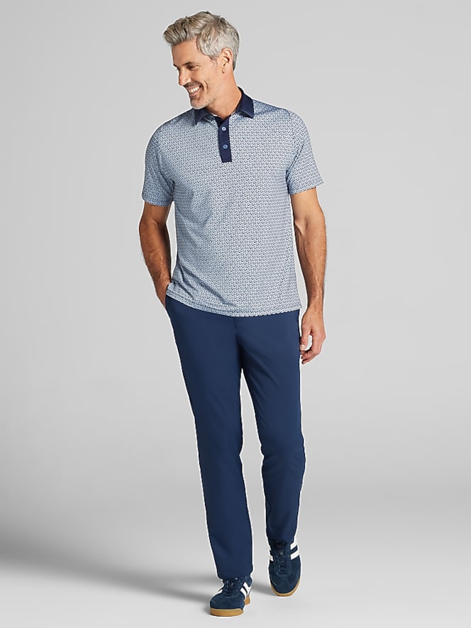 Callaway Regular Fit Geometric Print Polo
