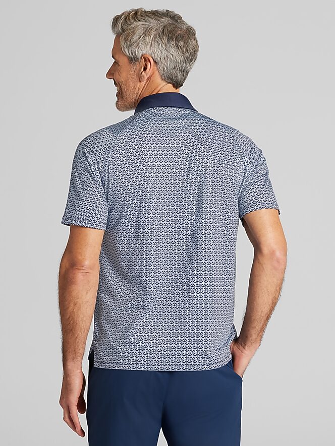 Callaway Regular Fit Geometric Print Polo
