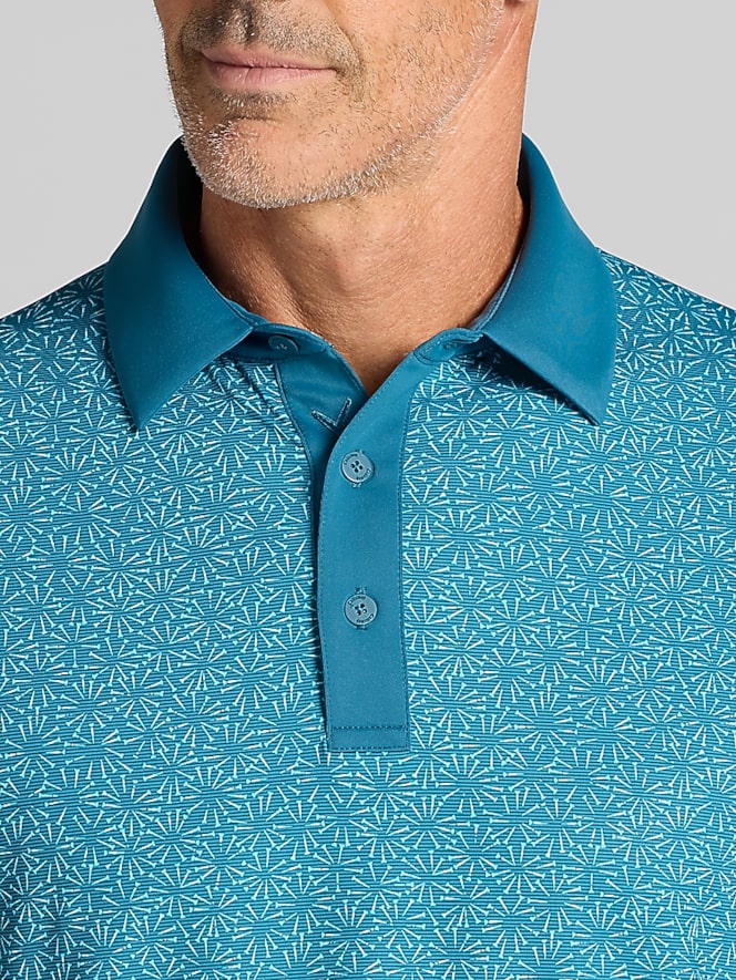 Callaway Regular Fit Confetti Print Golf Polo