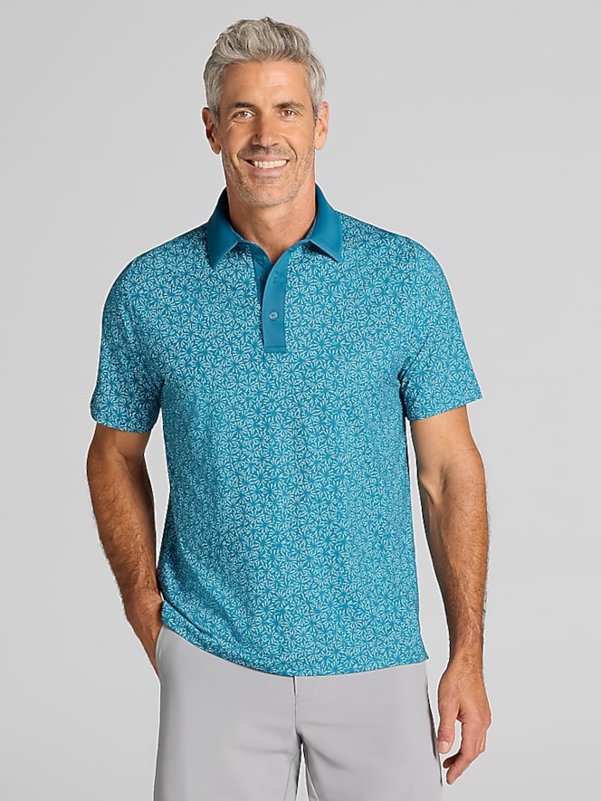 Callaway Regular Fit Confetti Print Golf Polo