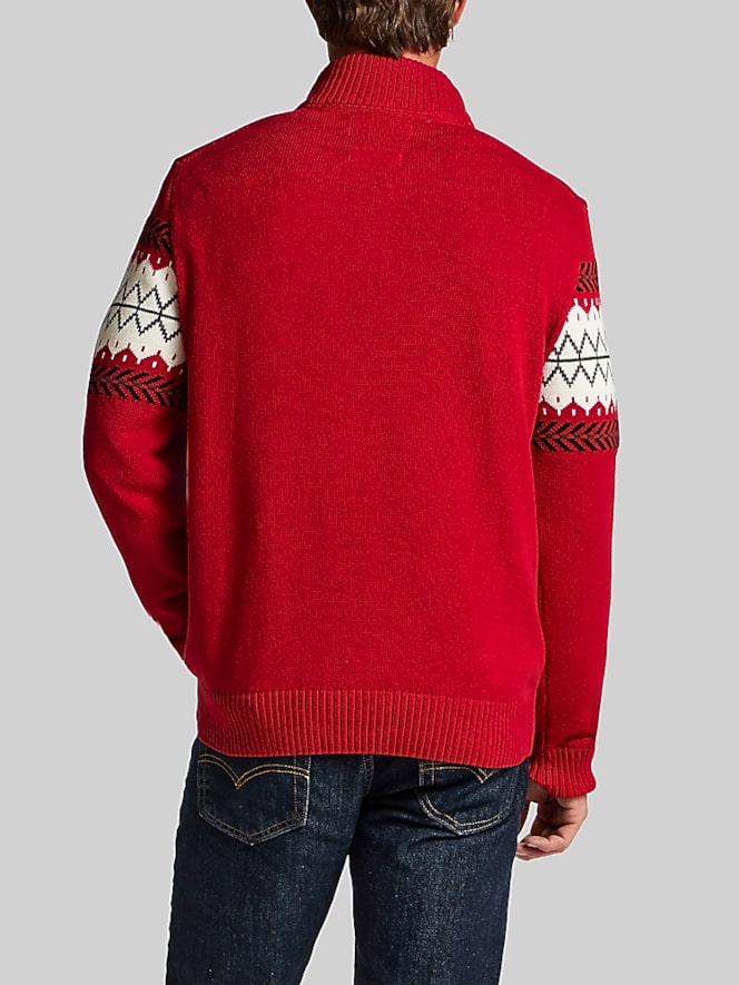 Weatherproof Vintage Regular Fit Bold Yoke 1/4-Zip Sweater