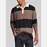 Weatherproof Vintage Cotton-Cashmere Long Sleeve Rugby Polo