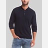 Weatherproof Vintage Cotton-Cashmere Long-Sleeve Polo Sweater
